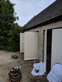 Outbuilding Painting in Clanfield Thumbnail photo for Outbuilding Painting in Clanfield which expands to full size when selected
