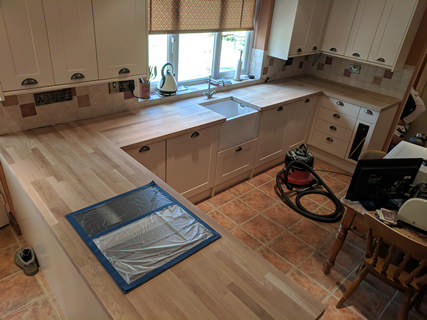 Kitchen Worktop Sealing in Kingham, Chipping Norton Thumbnail photo for Kitchen Worktop Sealing in Kingham, Chipping Norton which expands to full size when selected