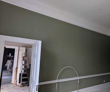 Large Room Repaint in Bampton Thumbnail photo for Large Room Repaint in Bampton with link to full gallery