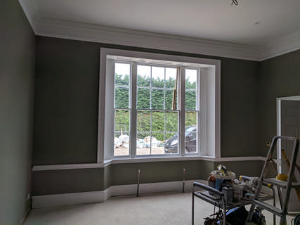 Large Room Repaint in Bampton Thumbnail photo for Large Room Repaint in Bampton which expands to full size when selected
