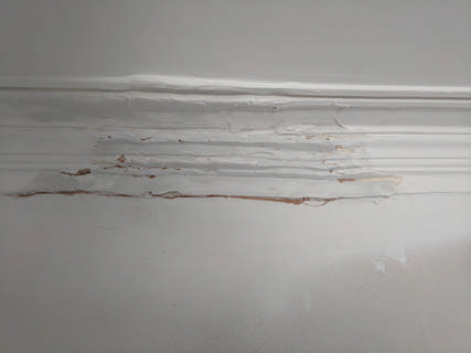 Cornice Plaster Repair and Painting in Bampton Thumbnail photo for Cornice Plaster Repair and Painting in Bampton which expands to full size when selected