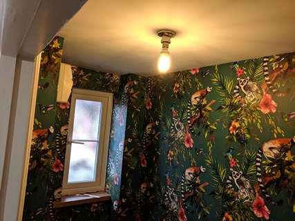Wallpaper Hanging in Witney Thumbnail photo for Wallpaper Hanging in Witney which expands to full size when selected