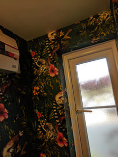 Wallpaper Hanging in Witney Thumbnail photo for Wallpaper Hanging in Witney which expands to full size when selected