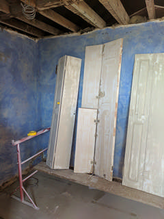Painting Folding Doors in Bampton Thumbnail photo for Painting Folding Doors in Bampton which expands to full size when selected