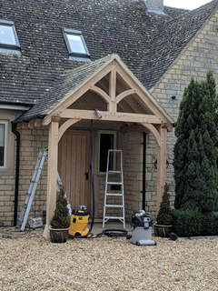 Sealing Timber Porch in Kingham, Chipping Norton Thumbnail photo for Sealing Timber Porch in Kingham, Chipping Norton which expands to full size when selected