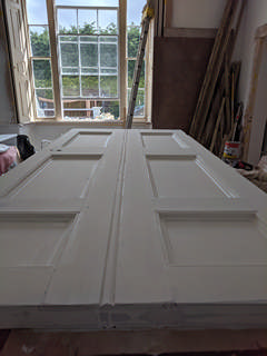 Painting Victorian Window Shutters in Bampton Thumbnail photo for Painting Victorian Window Shutters in Bampton with link to full gallery