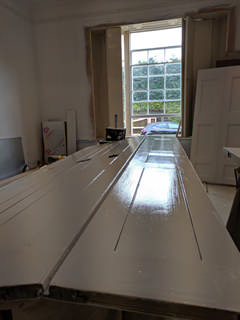 Painting Victorian Window Shutters in Bampton Thumbnail photo for Painting Victorian Window Shutters in Bampton which expands to full size when selected
