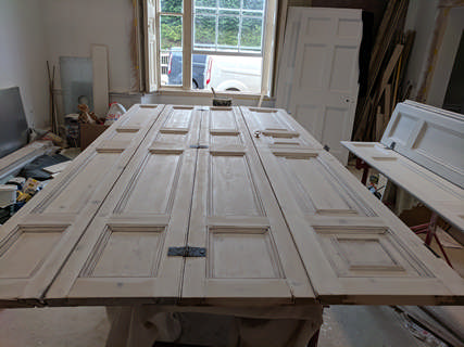 Painting Folding Doors in Bampton Thumbnail photo for Painting Folding Doors in Bampton which expands to full size when selected
