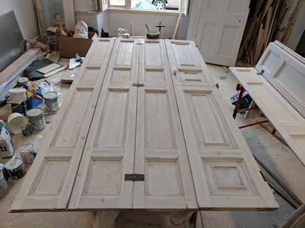 Painting Folding Doors in Bampton Thumbnail photo for Painting Folding Doors in Bampton with link to full gallery