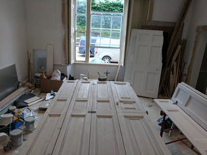 Painting Folding Doors in Bampton Thumbnail photo for Painting Folding Doors in Bampton which expands to full size when selected