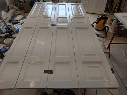 Painting Folding Doors in Bampton Thumbnail photo for Painting Folding Doors in Bampton which expands to full size when selected